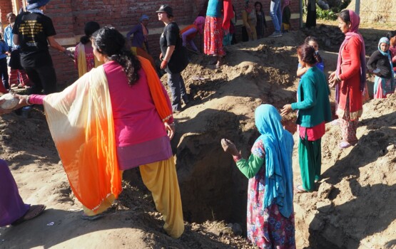 Support of building schools with the movement of build.on