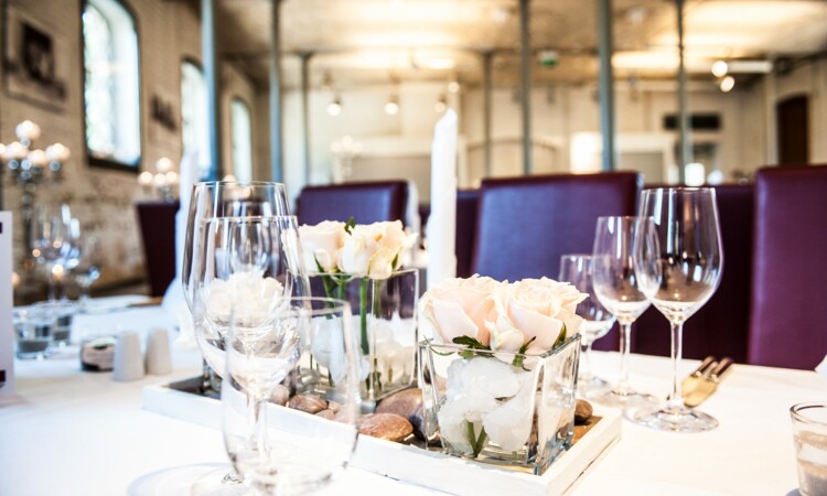 Wedding decoration at the Ochsenstall Schloss Britz