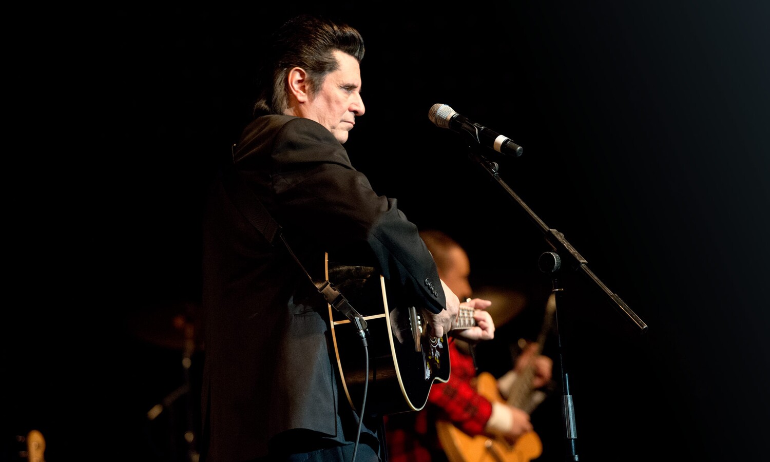 Johnny Cash impersonator of the show "Rock around the Clock - Das Fifties Special"