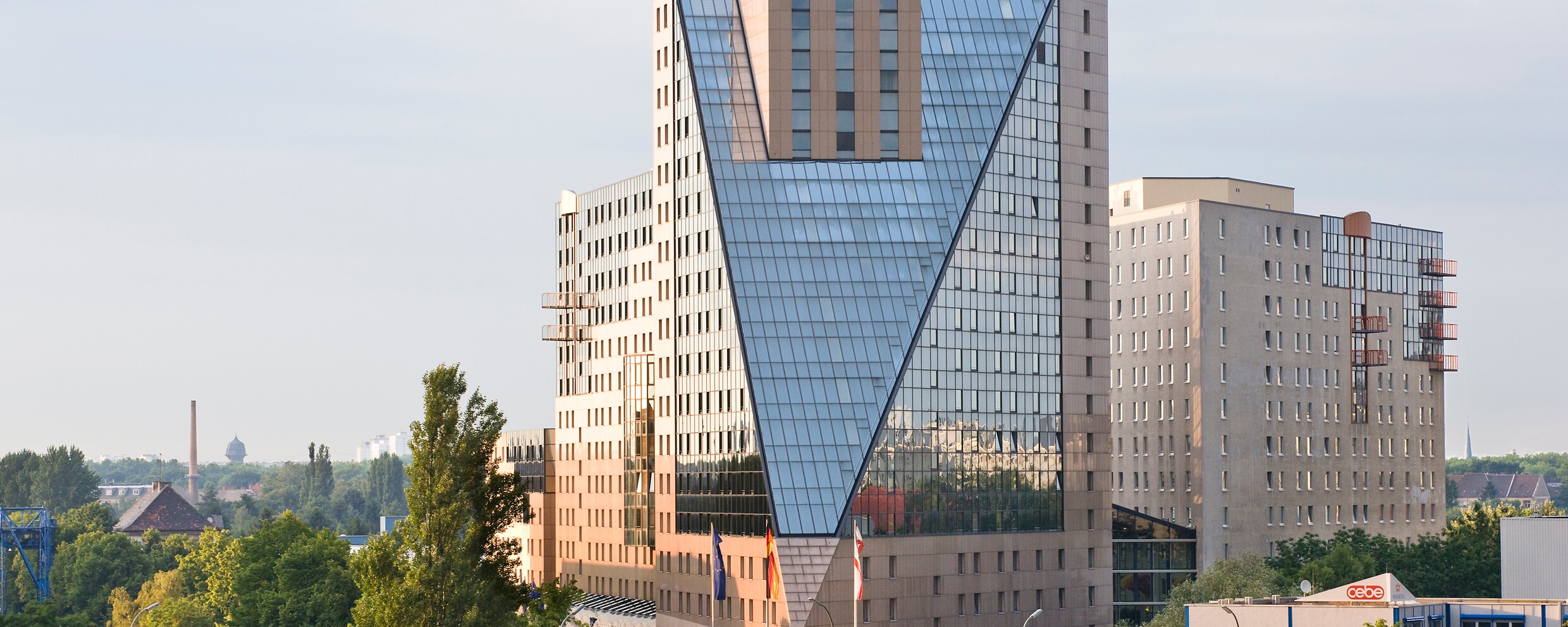 Exterior view of the Estrel Hotel Berlin