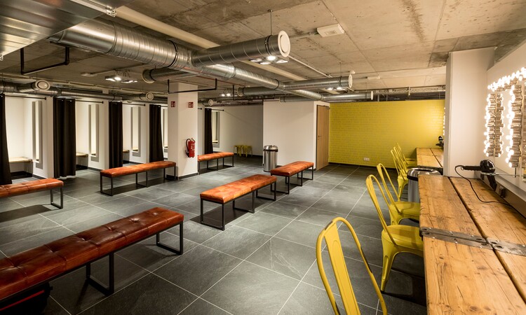 New dressings room at Estrel Berlin